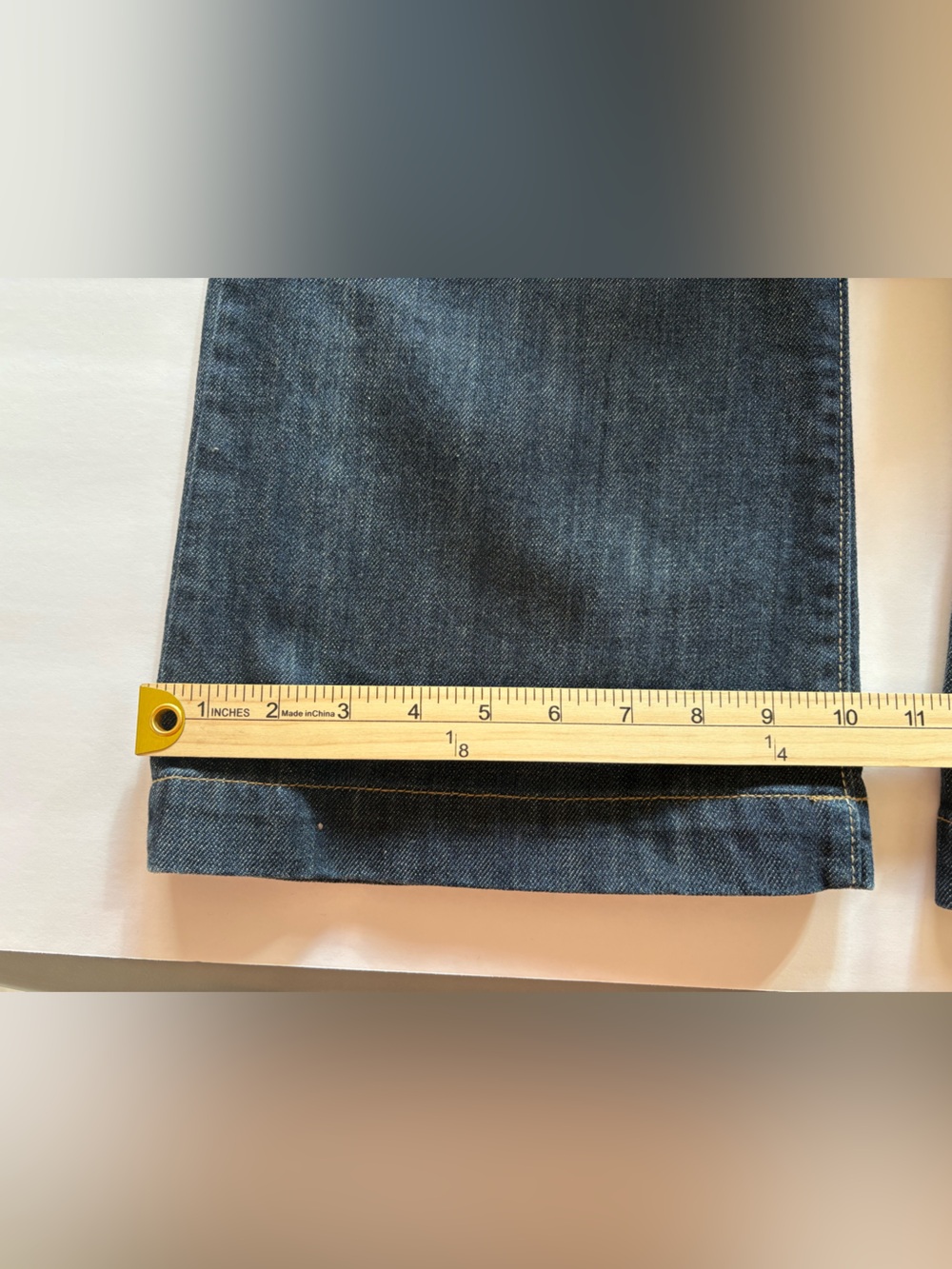 GAP Dark Blue Maternity Flare Jeans with Stretch Waistband size 14 regular - Picture 8 of 9
